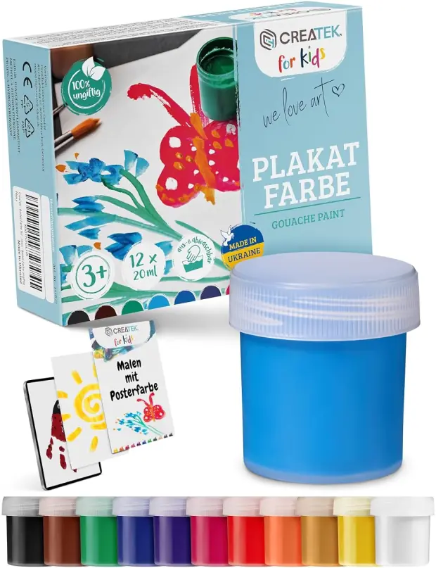 Bastelfarben für Kinder von CreaTek