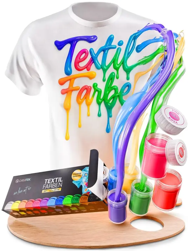Textilfarbe Basisfarben von CreaTek